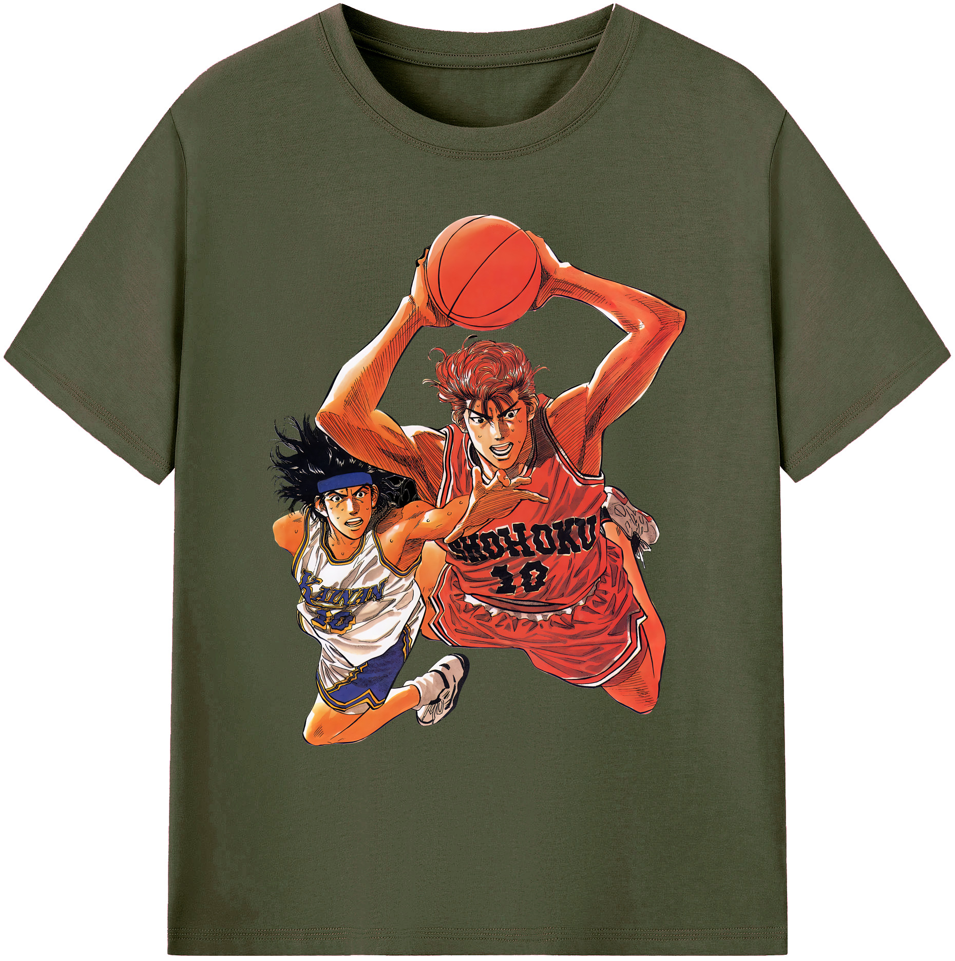 （画像用） SLAM DUNK／スラムダンク 綿100％ メンズ半袖Tシャツ｜肌触りやわらか＆通気性